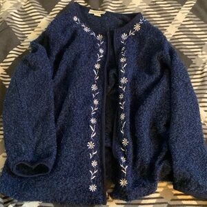 Thin jacket to wear around the house.